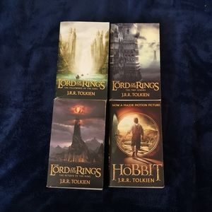 Lord of the Rings & Hobbit Paperback Book Bundle